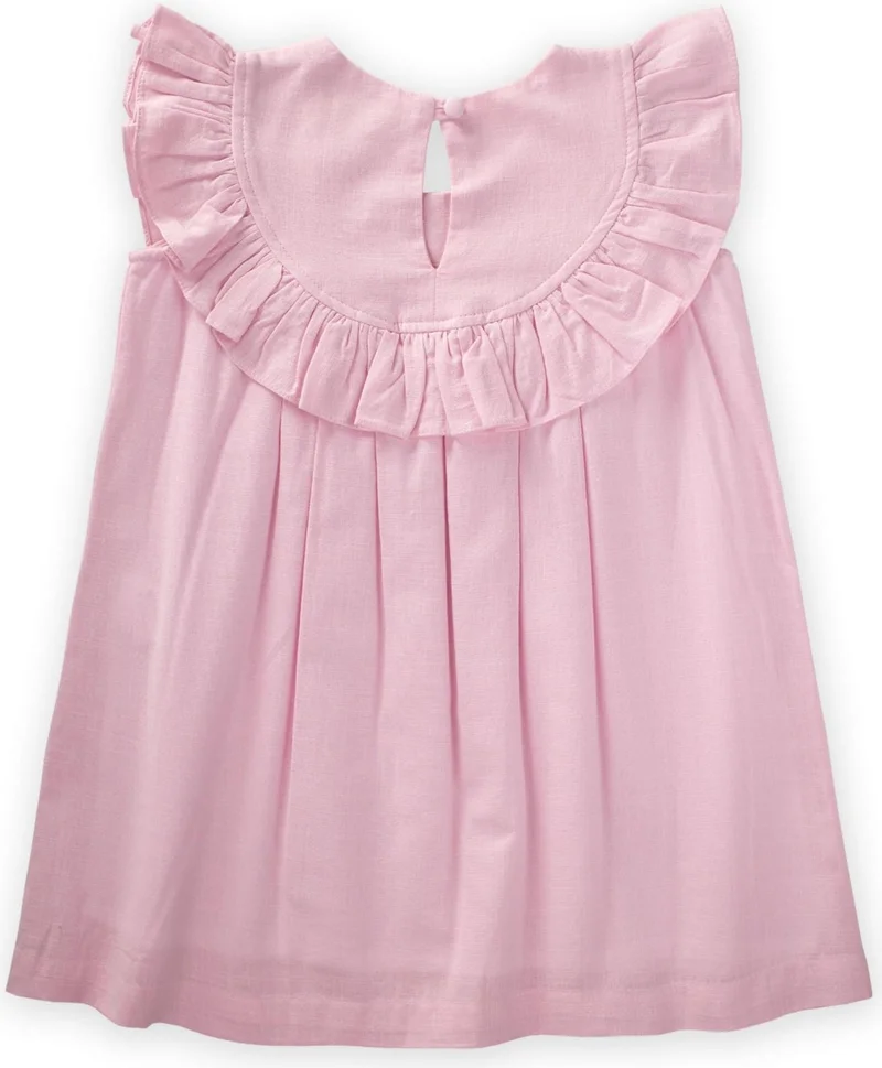 Cigit Roba Frilly Dress Age 2-7 Pink