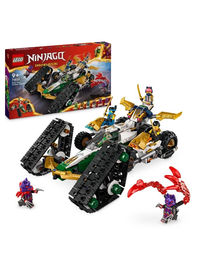 LEGO NINJAGO Ninja Team Combo Vehicle 4-in-1 Toy 71820 Building Toy Set (576 Pieces) - pzsku/Z6CB7C31E4F00BF3583CFZ/45/_/1730976831/75cf86b1-b463-4888-8302-a08dc2811d3f