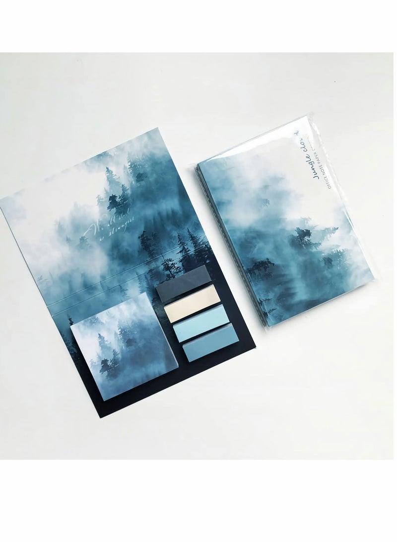 Y&D 1300 Pcs Artistic Sticky Notes, KASTWAVE 4 Themes Strong Adhesive Index Tabs, Self-Stick Notes Pads Page Marker for Planner Notebook Textbook Calendar  - Image 4