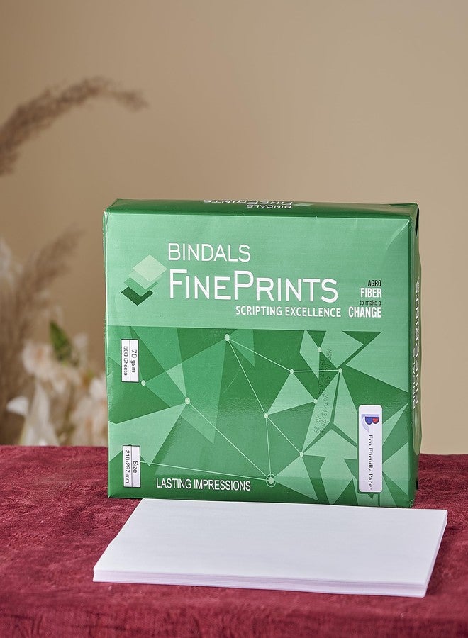 BINDALS Copier Paper by Ashish Groups | A4 Size | 500 sheets | 70 GSM | Fine Quality (1 Ream) - Image 4