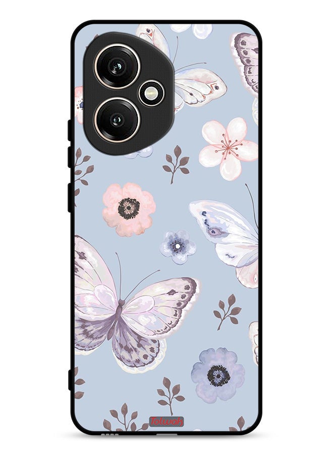 Tolwak Honor 400 Protective Case Cover Butterflies And Flowers - Image 1