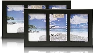 Klikel Klikel Picture Frame - 5x7 Picture Frame - Photo Frame - Black Picture Frame - Gallery Wall Frame Set - Triple Opening  - Image 1
