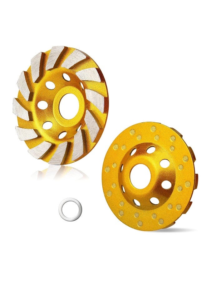 HRLORKC 4.7 Inch Concrete Turbo Diamond Grinding Cup Wheel 12 Segs Heavy Duty Angle Grinder Wheels for Angle Grinder - Image 4