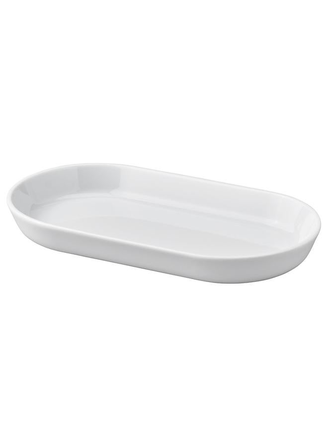 erorex Serving Plate, White, 20X11 Cm - Image 1