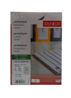 Tanex  LASER LABEL 50 sheets A4