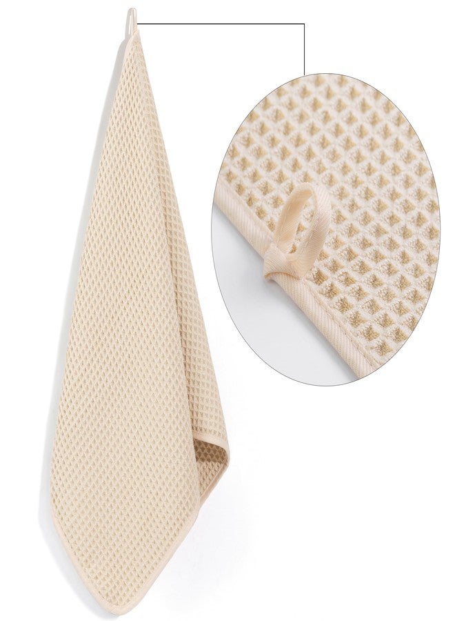 POLYTE Microfiber Lint Free Hand Towel, 16 x 30 in, 4 Pack (Waffle Weave) - Image 3