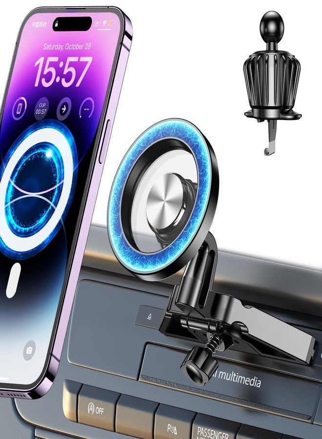 Kaistyle for Magsafe CD Phone Holder for Car【20 Strong Magnets】Magnetic CD Player Phone Mount for Car Phone Holder CD Slot Mount,CD Slot for iPhone 16 15 14 13 12 Pro Max Plus MagSafe Case All Phones - Image 1