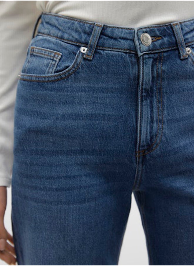 VERO MODA VERO MODA Womens Tessa Wide Denim Jeans Ra380  - Image 3