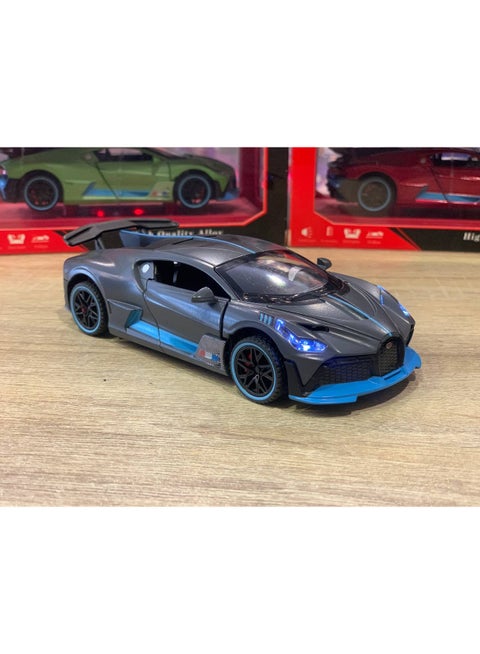 1:32 scale model car, black color