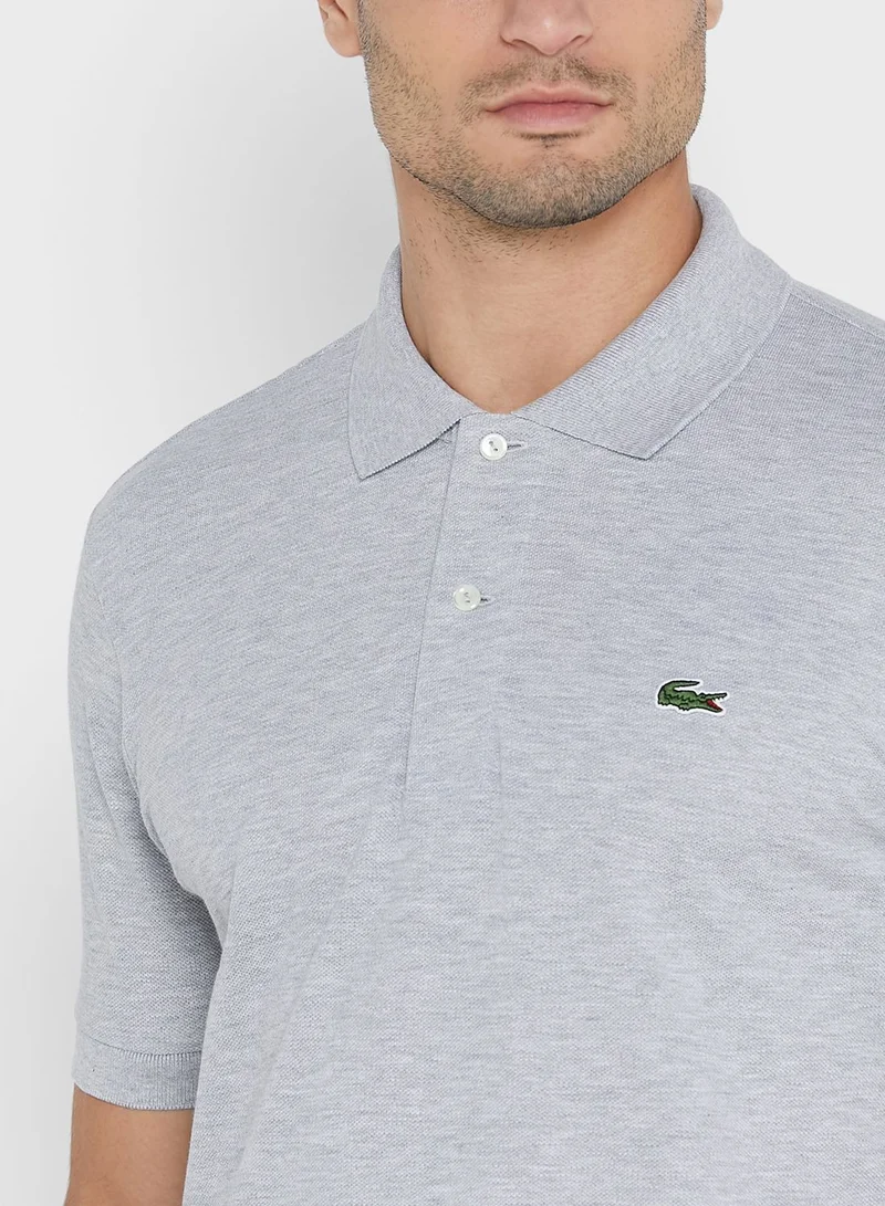 LACOSTE Classic Fit  Marl Polo Shirt