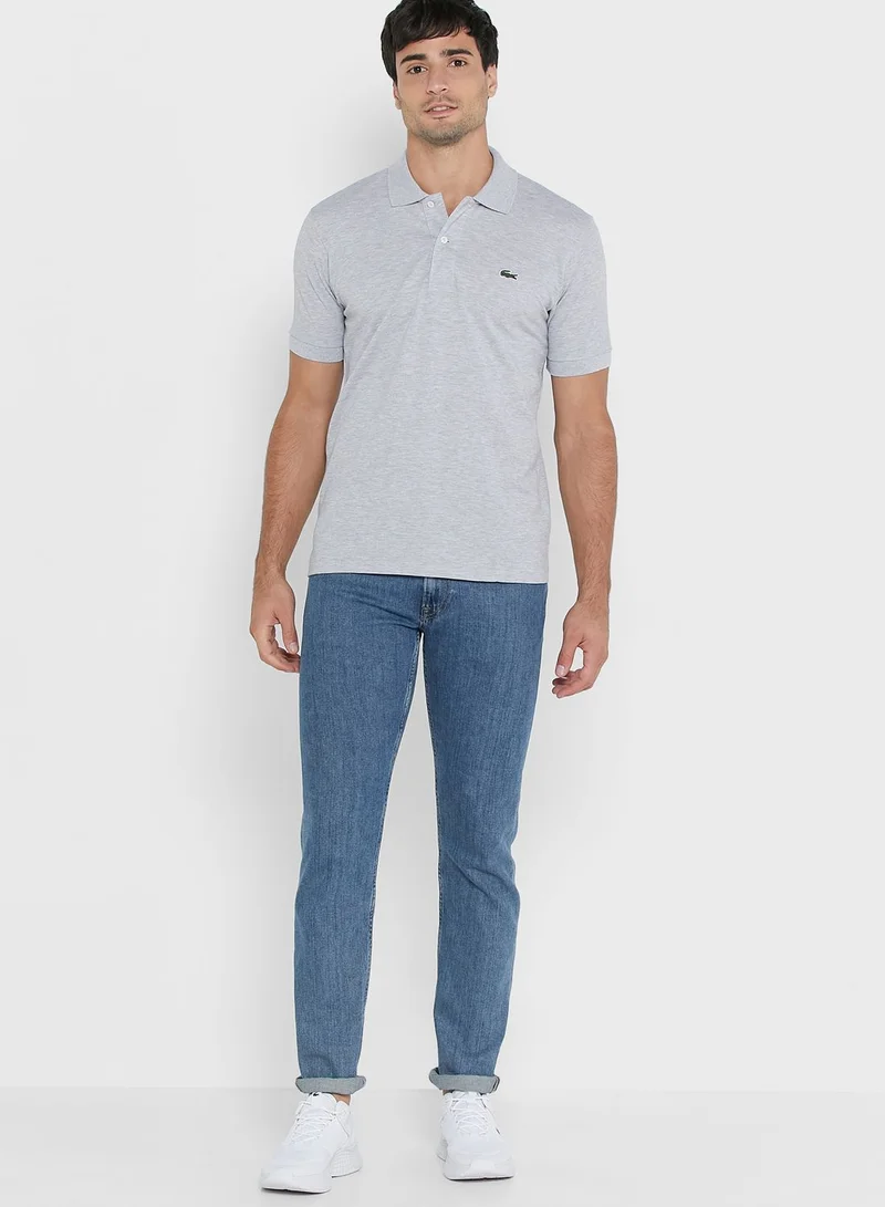 LACOSTE Classic Fit  Marl Polo Shirt