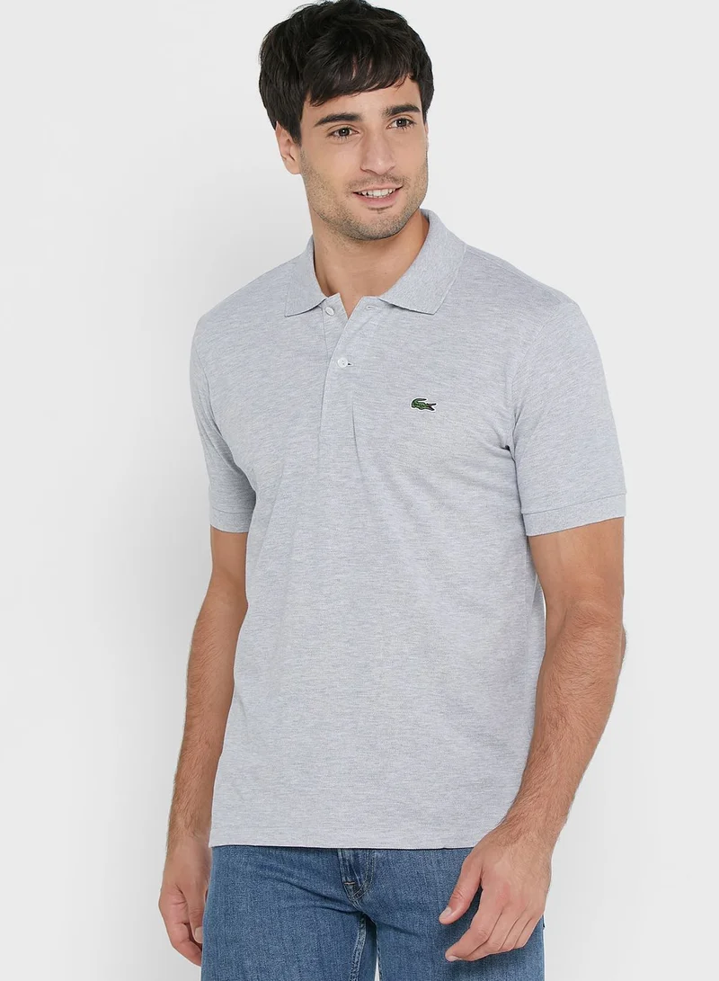 LACOSTE Classic Fit  Marl Polo Shirt