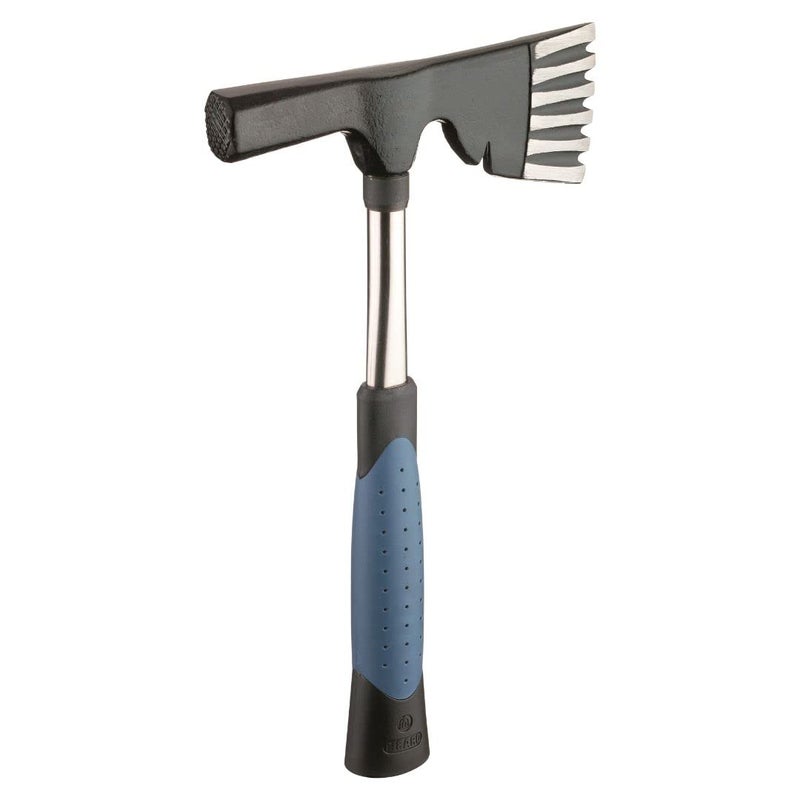 Picard Toothed Tilers Hatchet, Nail Puller & Aggressive Ground Cutting Edge, Alloyed Steel Head, Black Powder Coated, C45 Tubular Steel, Ergonomic Anti-Vibration Grip, 800g - Image 1