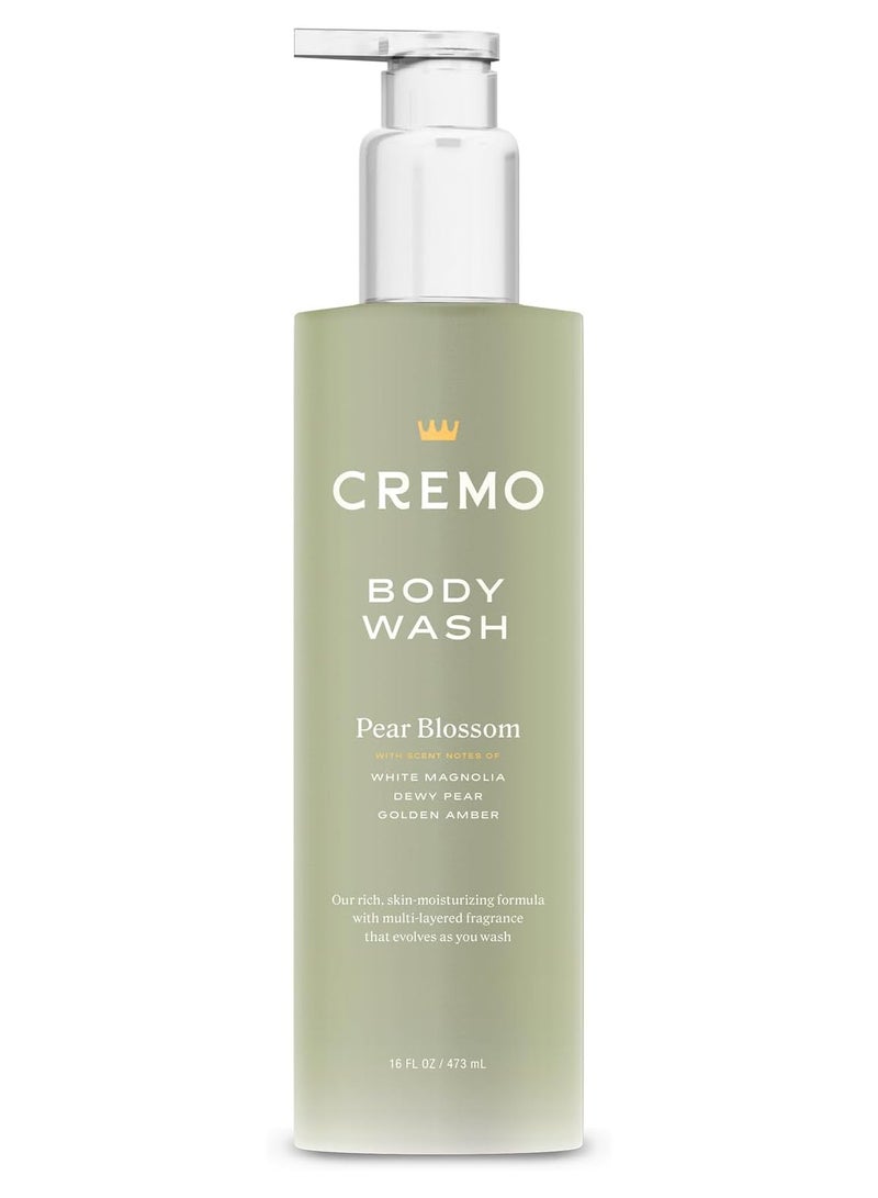 cremo Pear Blossom Skin Moisturizing Body Wash for Women 16 Fl Oz - Image 1