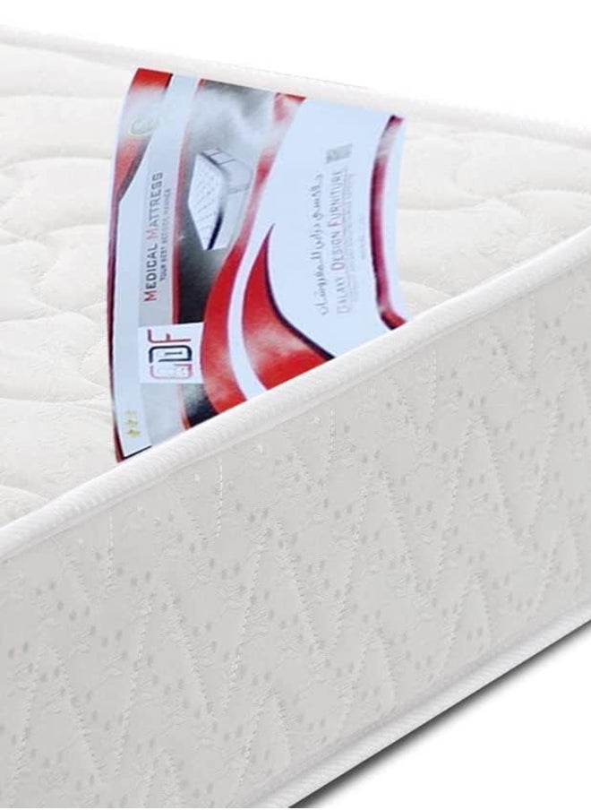 MAF furniture Galaxy Design Medical Mattress White Color Single Size - (L190 X W 90 X H 10) Cm.  - Image 3
