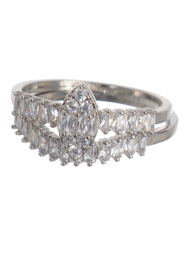 Akher el Ankoud - Twins Silver Ring - Image 1