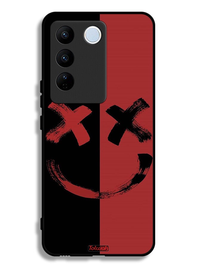 Tolwak Vivo S16e Protective Case Cover Marshmallow Art Pattern - Image 1