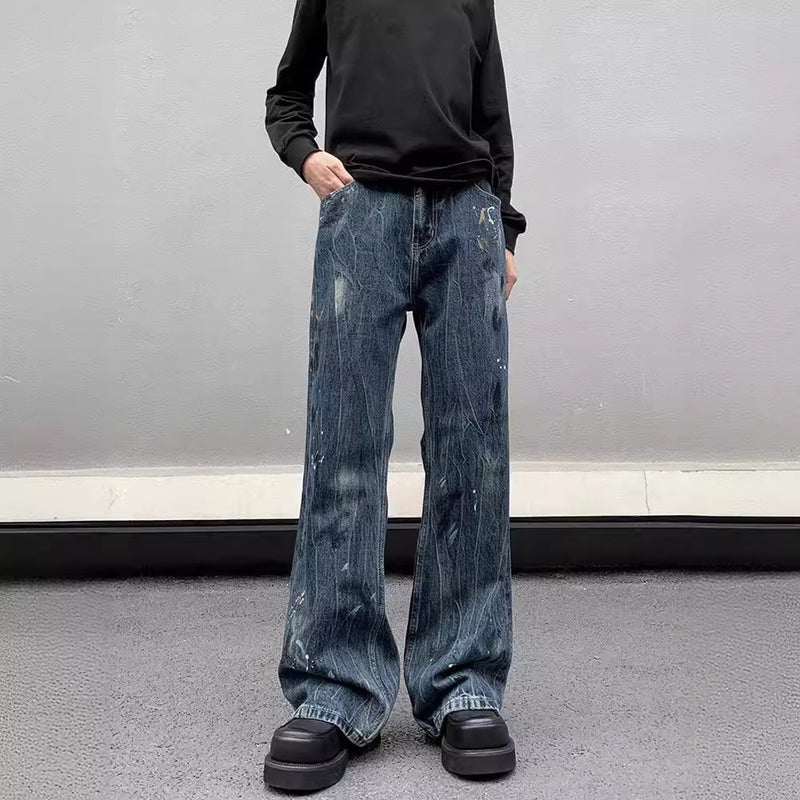 Unisex Classic Denim Jeans Loose Fit Daily Outdoor Wear - Image 4
