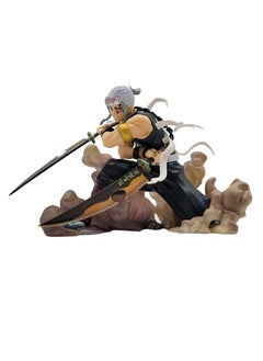 General Blade of Ghost Exterminator anime series, special effects, Tianyuan, sound column, scene special effects, double knife mode anime figure (15cm)  - Image 3