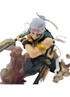 General Blade of Ghost Exterminator anime series, special effects, Tianyuan, sound column, scene special effects, double knife mode anime figure (15cm)  - Image 5