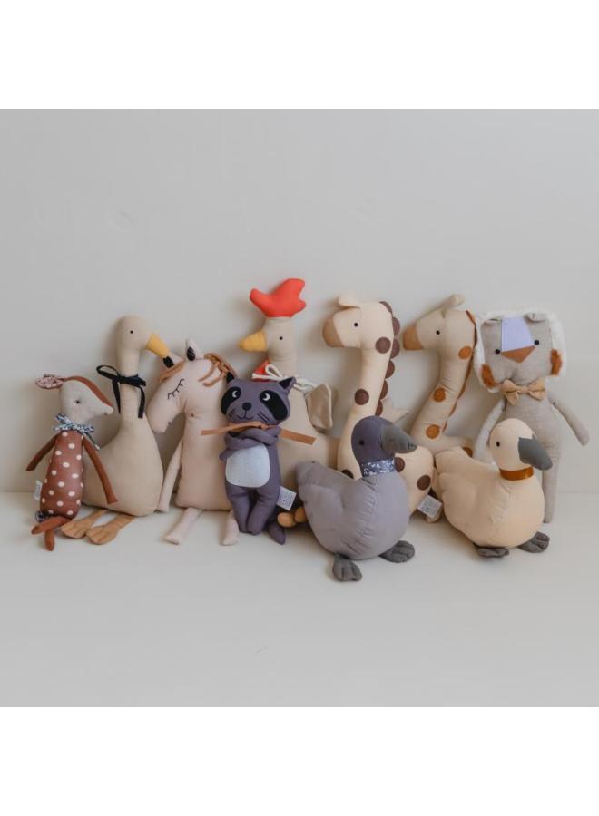 Baby Plush Toy Soothing Sleeping Cute Deer Goose Duck Chicken Ugly Cute Baby Girl Doll Doll Doll-Color:Coffee Duck-Height:Doll - Image 2