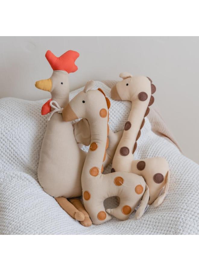 Baby Plush Toy Soothing Sleeping Cute Deer Goose Duck Chicken Ugly Cute Baby Girl Doll Doll Doll-Color:Coffee Duck-Height:Doll - Image 4