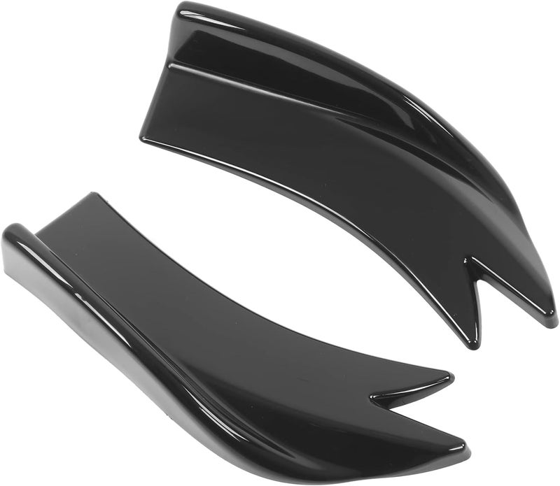 Rear Bumper Difr, Bright Black Automobile Rear Bumper Lip Difr Splitter with Screw Universal for Protect Your Car - Image 3