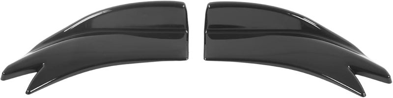 Rear Bumper Difr, Bright Black Automobile Rear Bumper Lip Difr Splitter with Screw Universal for Protect Your Car - Image 4
