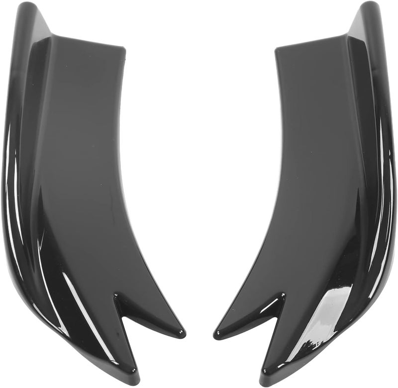 Rear Bumper Difr, Bright Black Automobile Rear Bumper Lip Difr Splitter with Screw Universal for Protect Your Car - Image 2