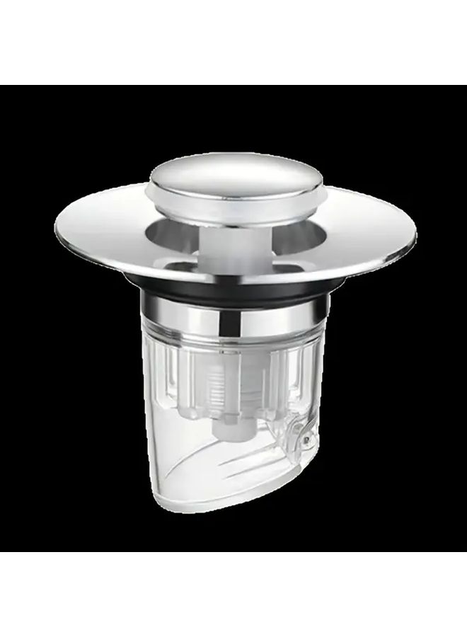 Stainless Steel Sink Strainer Anti Clog Odor Resistant Universal Filter Cap For Bathroom and Kitchen Sink Drain Protection Durable Aesthetic Drain Cover Style 1 - Image 2