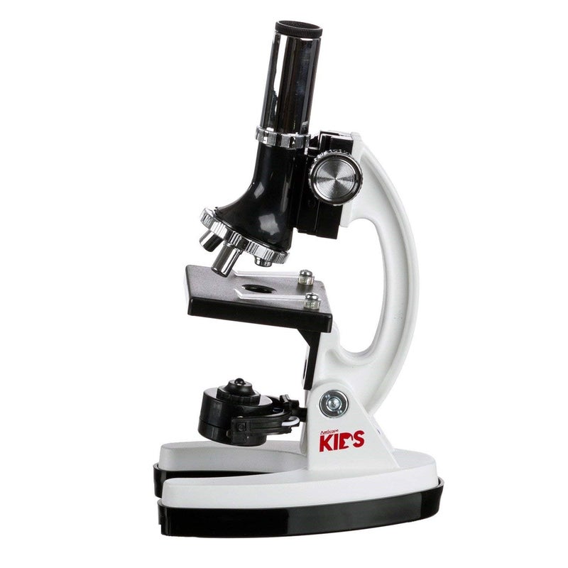 AmScope AmScope - FBA_M30-ABS-KT1-W AMSCOPE-Kids M30-ABS-KT1-W 120X-240X-300X-480X-600X-1200X 48pc Metal Arm & Base Educational Kids Biological Microscope Kit  - Image 3
