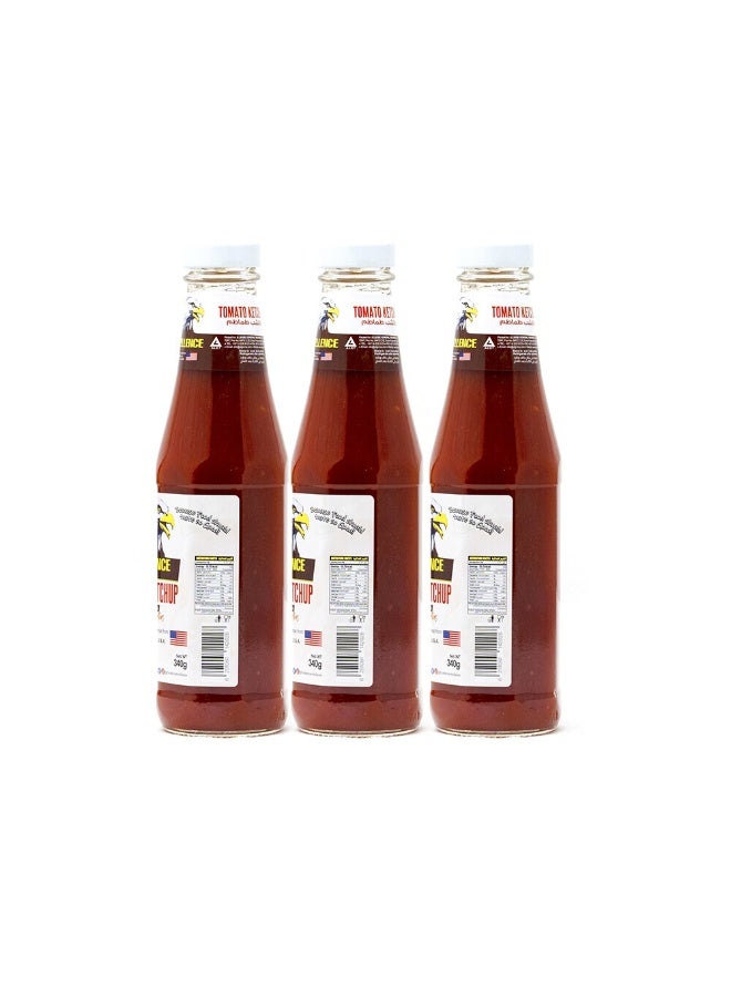 Excellence Tomato Ketchup, 3x340g - Image 2