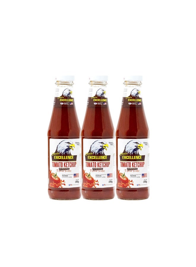 Excellence Tomato Ketchup, 3x340g - Image 1