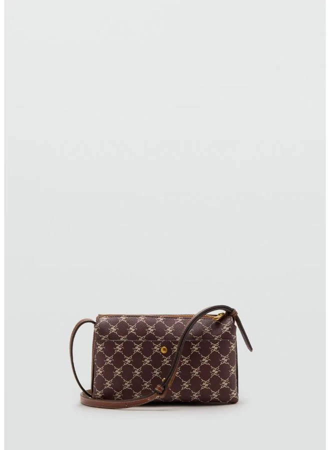 Shoulder Bag With Printed Logo