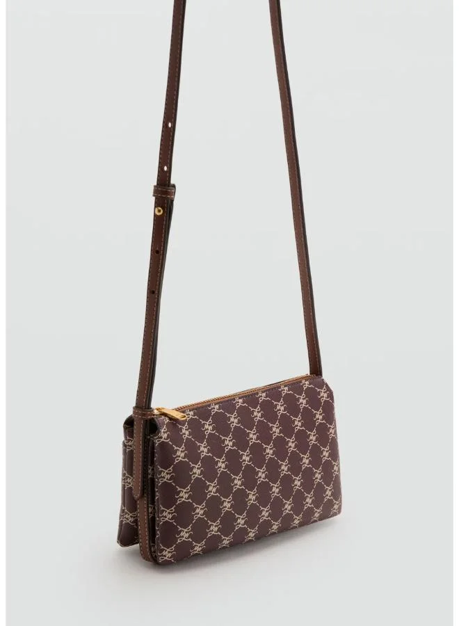 Mango  Shoulder Bag With Printed Logo for Women | Best Price UAE