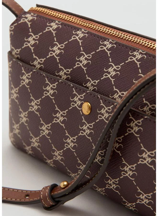 Mango  Shoulder Bag With Printed Logo for Women | Best Price UAE