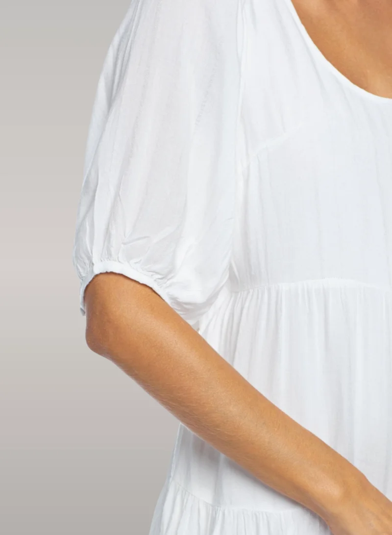 Just Nature  Beth Open Back Tiered Mini Dress for Women | Best Price UAE
