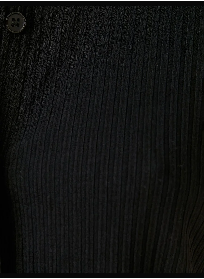 KOTON Short Sleeve Button Camisole Shirt