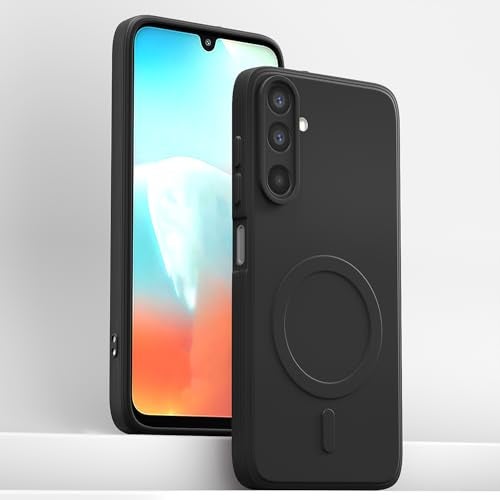 Pikkme Back Cover for Samsung Galaxy M17 5G / A17 5G / F17 5G Soft Matte Silicone Mag-Safe Design (Mag-Safe Not Support) Camera Protection | Slim Fit Bumper Cover (Black) - Image 2
