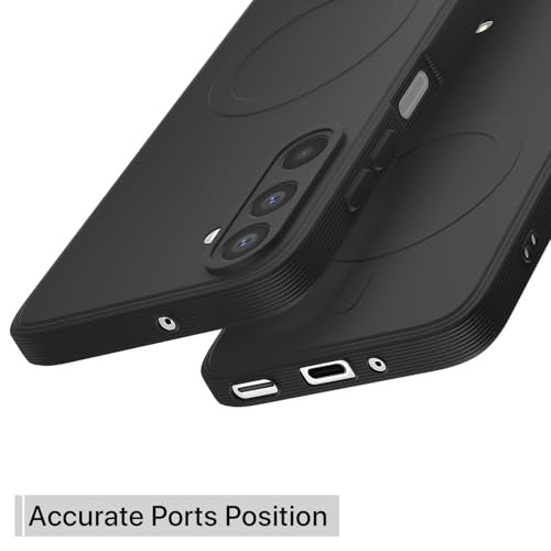 Pikkme Back Cover for Samsung Galaxy M17 5G / A17 5G / F17 5G Soft Matte Silicone Mag-Safe Design (Mag-Safe Not Support) Camera Protection | Slim Fit Bumper Cover (Black) - Image 4