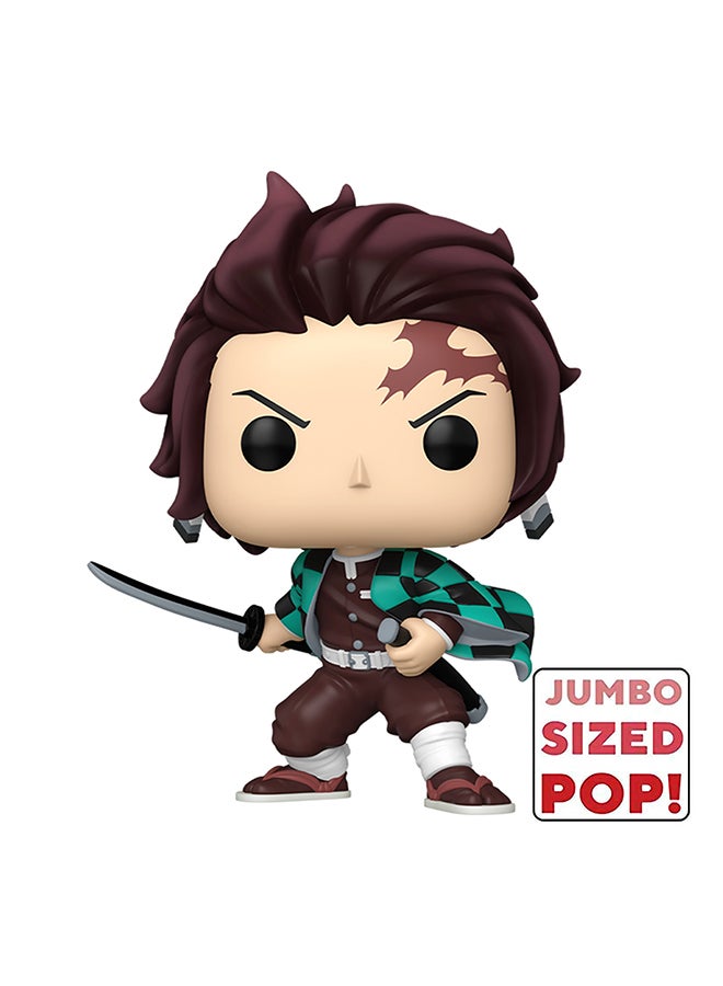 Funko Pop Jumbo! Animation: Demon Slayer Tanjiro Vinyl Figure - Image 1