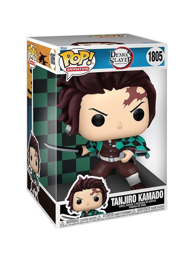 Funko Pop Jumbo! Animation: Demon Slayer Tanjiro Vinyl Figure - Image 3
