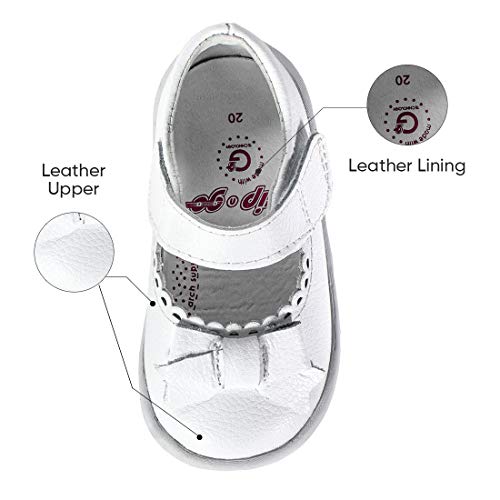 pediped Grip Betty Mary Jane (Toddler),White,20 EU (5 E US Toddler) - Image 2