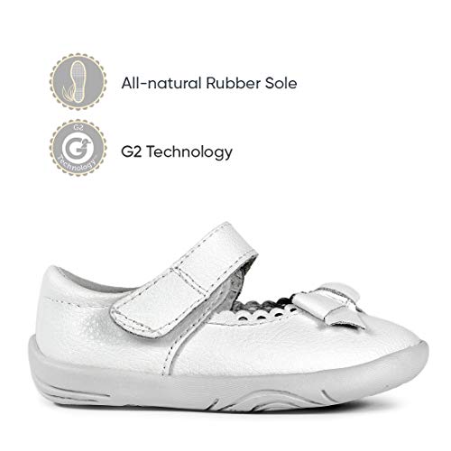 pediped Grip Betty Mary Jane (Toddler),White,20 EU (5 E US Toddler) - Image 4