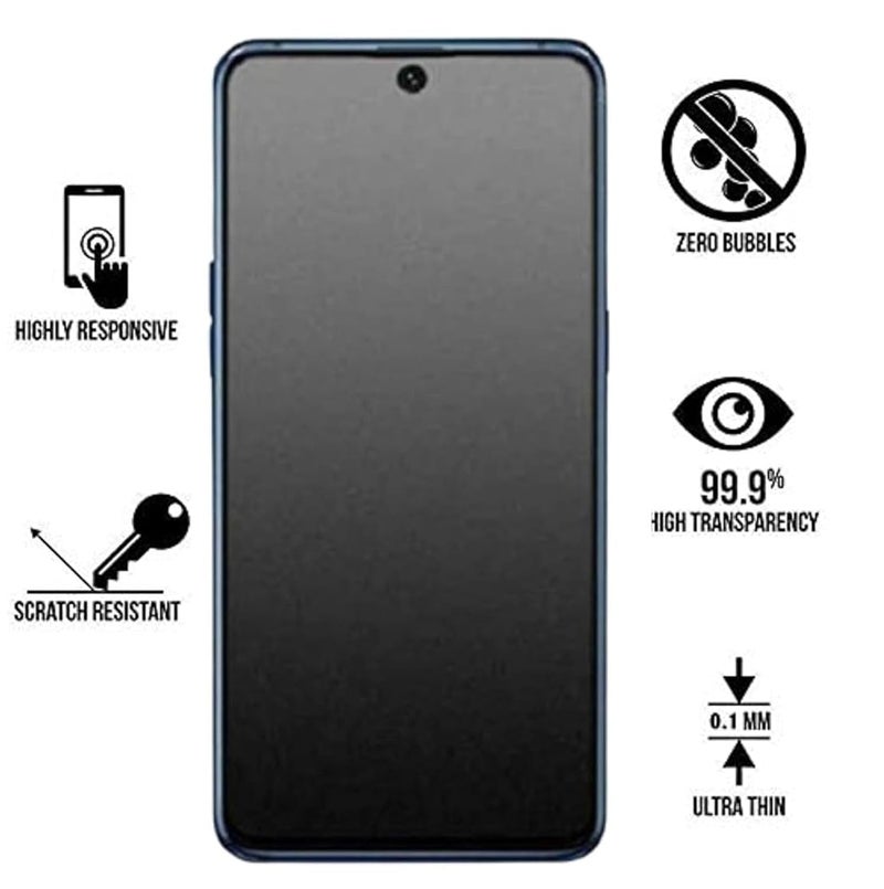 FabeKee Matte Screen Protector Compatible With OPPO Reno13 5G Matte (1 Pack), Tempered Glass film Anti-Glare & Anti-Fingerprint, Case Friendly -Smooth as Silk - Image 3