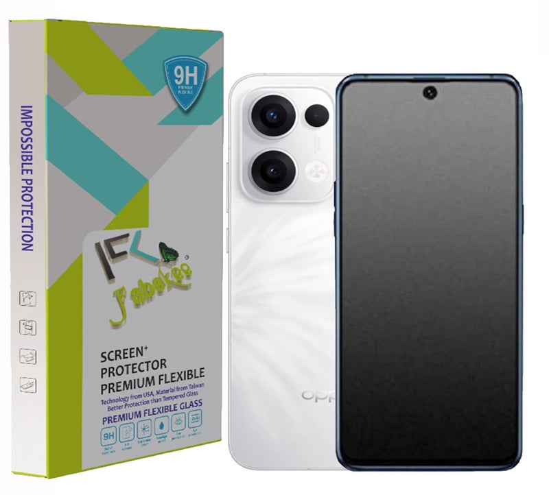 FabeKee Matte Screen Protector Compatible With OPPO Reno13 5G Matte (1 Pack), Tempered Glass film Anti-Glare & Anti-Fingerprint, Case Friendly -Smooth as Silk - Image 1