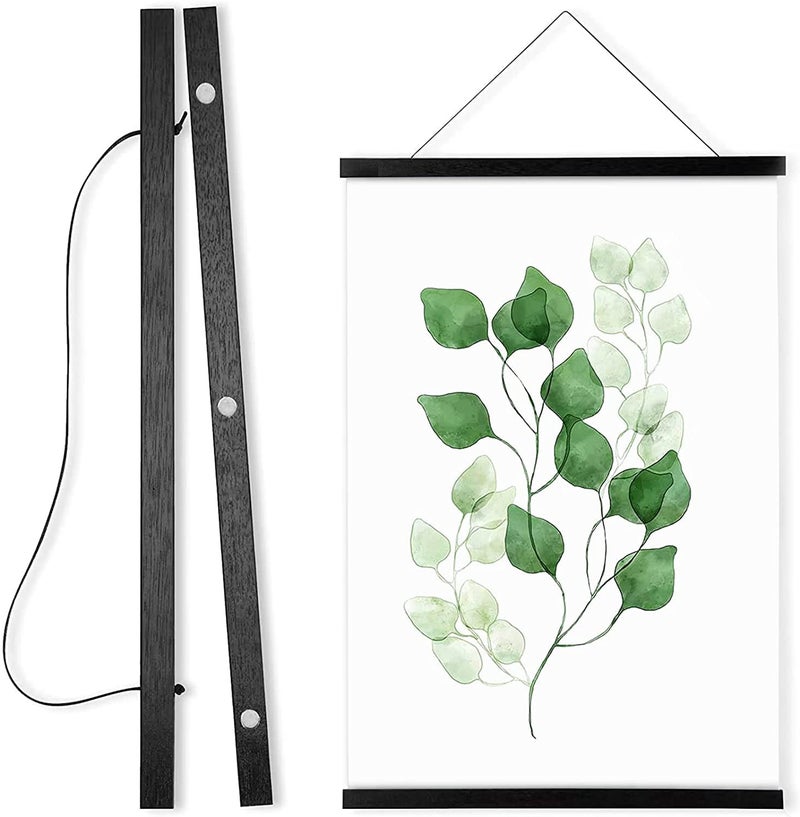 WITCOLOR Magnetic Poster Hanger Frame Black Magnet Poster Frame 18x24 18x12 18x18 for Posters Paintings Photos Maps Scrolls Picture Canvas Works and Art Prints18