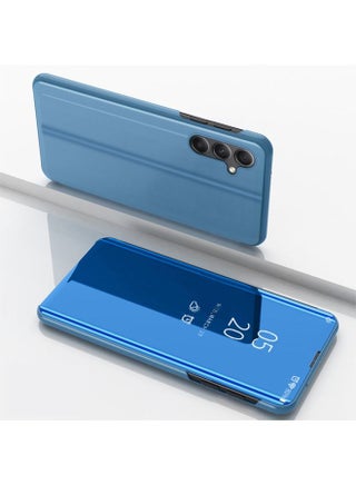 Case Cover For Samsung Galaxy A04 / M13 5G Plated Mirror Horizontal Flip Leather Phone Case with Holder Blue - pzsku/Z6CB94F5BF2D5A7B1D50DZ/45/_/1712188131/68c3862a-6ac5-4215-a5f6-8a0312ab6e7b