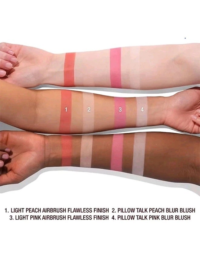 Charlotte Tilbury Pillow Talk Beauty Soulmates Brighten Blush Face Powder Palette, Flawless Pink - Image 4