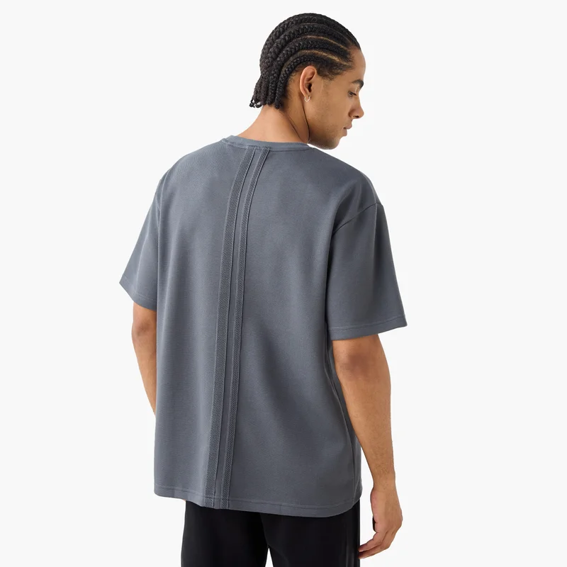 Kappa Kappa Logo Embroidered T-shirt with Crew Neck and Short Sleeves